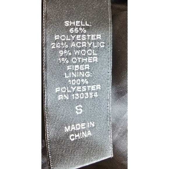 Karl Lagerfeld for Impulse Wool Blend Tweed Moto style Jacket Size small - Picture 10 of 10